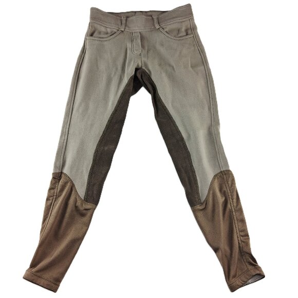 Ovation Full Seat Riding Breeches Women's Size Small Tan Brown Pull-On Pants - Picture 1 of 8